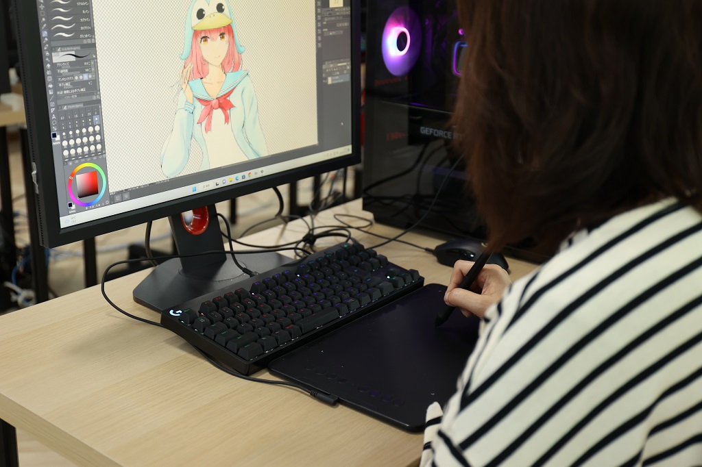 CGイラスト、動画編集